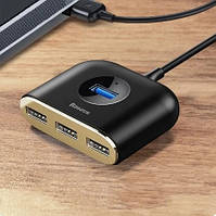 USB хаб Baseus 3*USB 2.0 + 1*USB 3.0 (CAHUB-AY01)