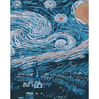 Картина по номерам Strateg Звезда Van Gogh 40x50 CM DY345 DY345 набор для росписи по цифрам