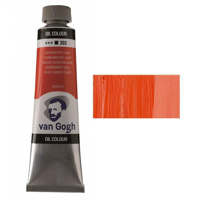 Фарба олійна Van Gogh, (303) Кадмій червоний світлий, 40 мл, Royal Talens