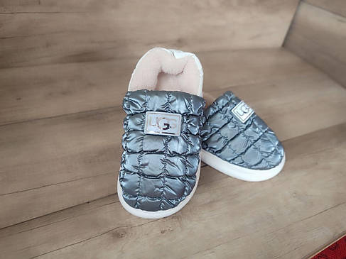 Дутики UGG GREY короткие угги меховые низкие не промокающие зимние теплые, фото 3