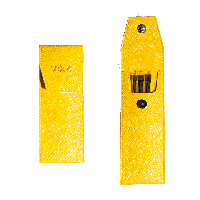 ZOLA Чохол для пензлів Жовтий