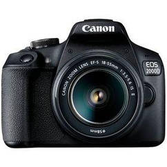 Цифровий фотоапарат Canon EOS 2000D 18-55 IS II kit (2728C008)