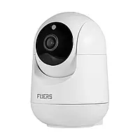 Внутренняя внутридомовая IP WiFi поворотная камера видеонаблюдения Fuers 3MP с динамиком микрофоном