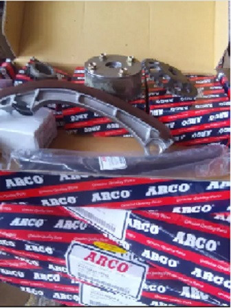 Набор цепей ГРМ. ARCO, KM, ZUIKO,TYC TK-TY116 TKTO408602G  TOYOTA 1RZ  89-93 set   T016K