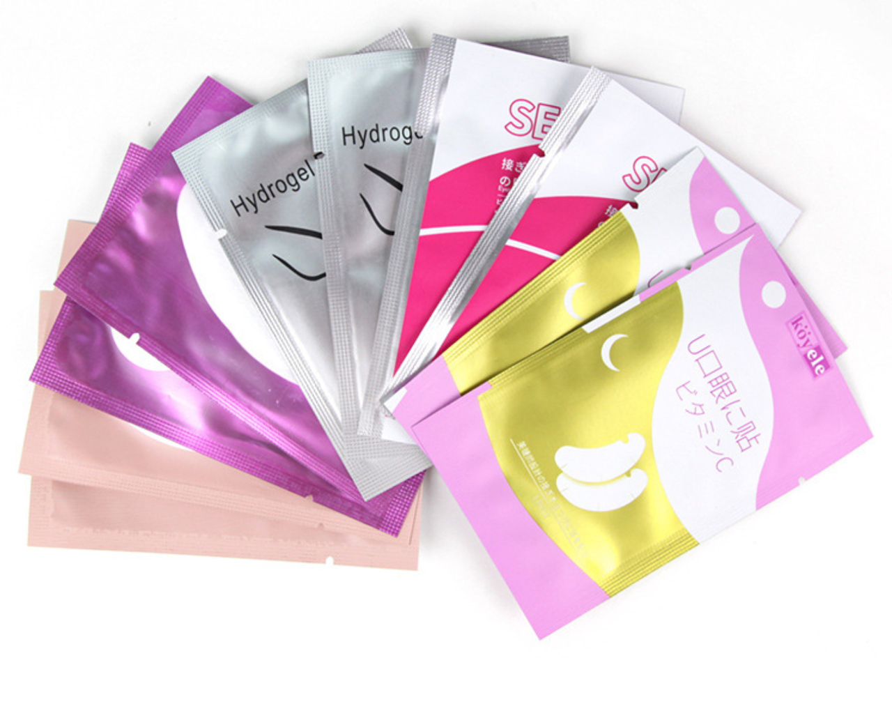 Патчі гідрогелеві для нарощування вій 1 пара, фото 1