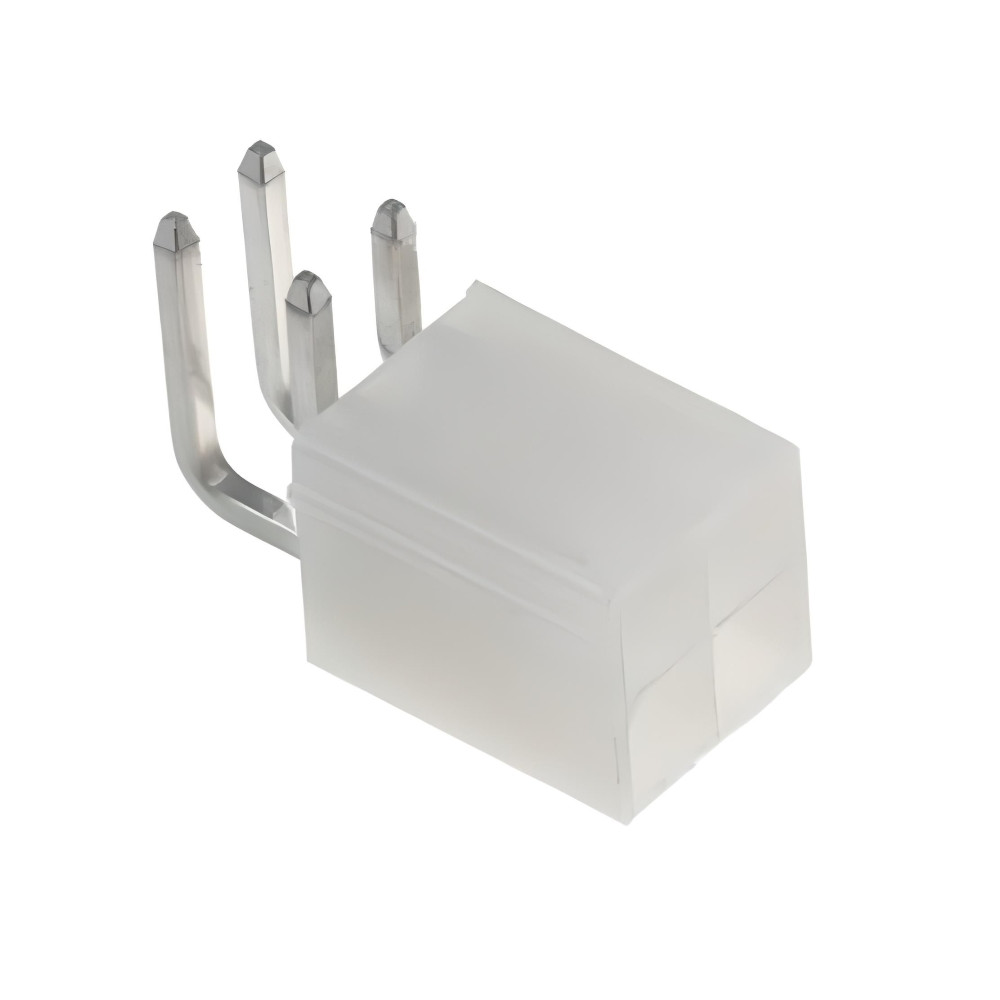 Роз'єм MF-4MRA вилка кутова на плату 4 контакти крок 4,20 мм, фото 1