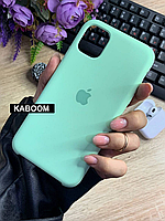 Чохол із відкритим низом на Айфон 11 Про Макс Мятний | iPhone 11 Pro Max SoftCase Spearmint