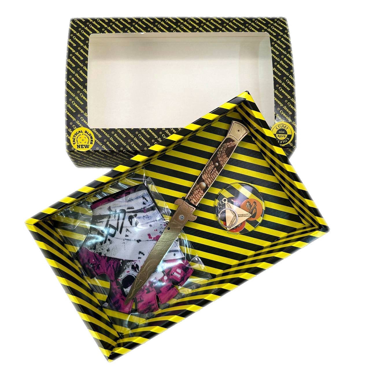 Набір іграшок STANDOFF 2 "Ніж Стилет Viper & Рукавиці Raider", дерев'яна іграшкова зброя, фото 1