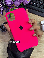 Чохол із відкритим низом на Айфон 11 Про Макс Фуксі | iPhone 11 Pro Max SoftCase Shiny Pink