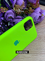 Чехол с открытым низом на Айфон 11 Про Макс Лаймово - Зеленый | iPhone 11 Pro Max SoftCase Shiny Green