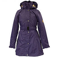 Пальто для девочек LEANDRA Huppa 18030004 темно-лиловый 134