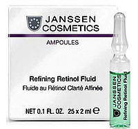 JANSSEN Refining Retinol Fluid. Янсенс Ампульный концентрат Интенсивно восстанавливающий флюид с ретинолом 1шт