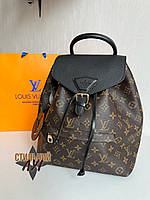 Женский кожаный рюкзак сумка Louis Vuitton Montsouris