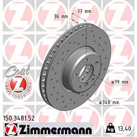 Тормозной диск ZIMMERMANN 150.3481.52 - Топ Продаж!