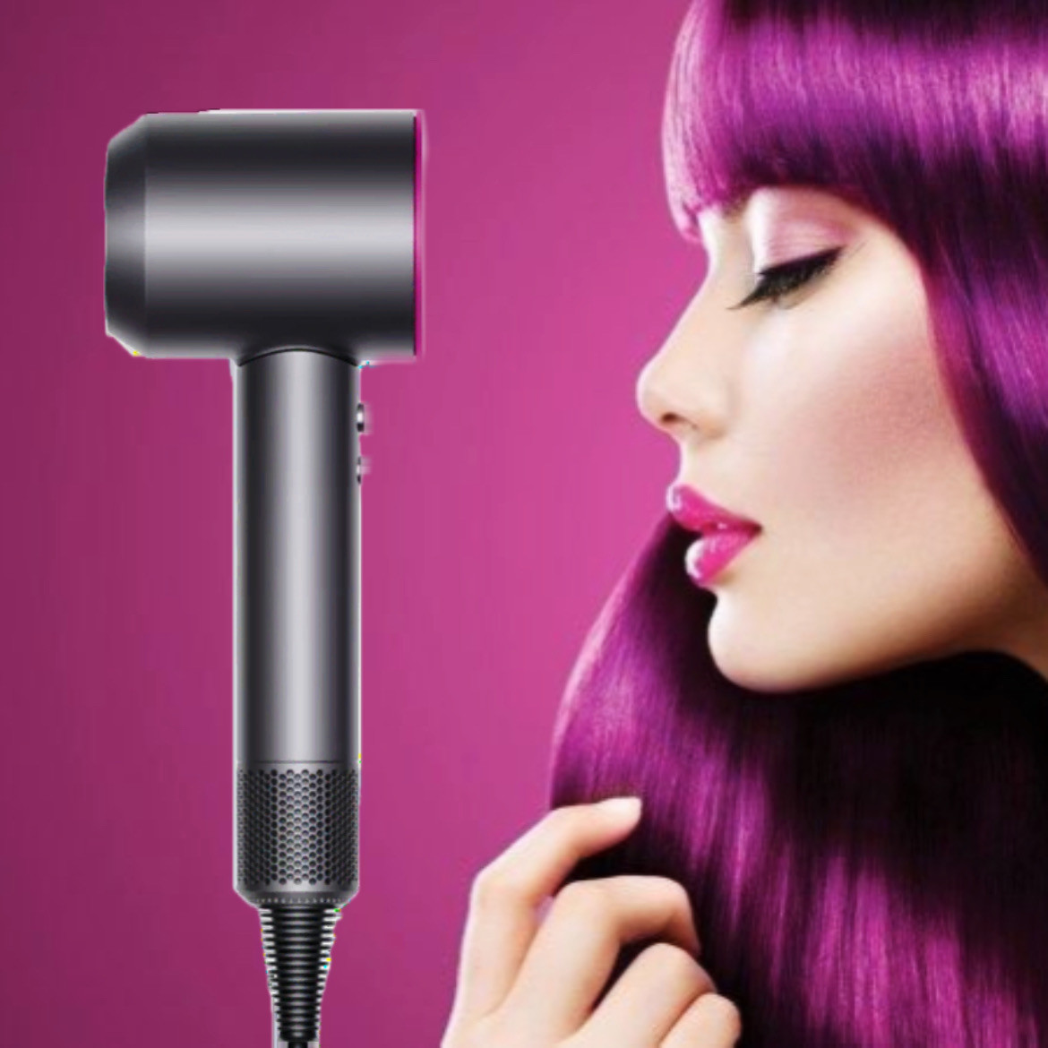 Професійний фен-стайлер Фен Dyson Фен дайсон суперсоник A-602 з турборежимом та іонізацією 3 швидкості
