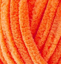 Пряжа Alize Velluto № 550 помаранчевий, фото 3