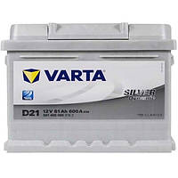 Автомобільний акумулятор Varta 61Ah-12v SD (D21), R+, EN600 (523721)