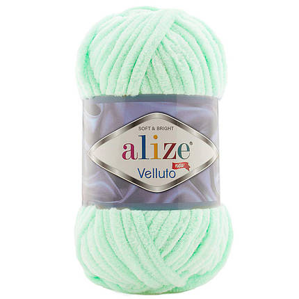 Пряжа Alize Velluto № 464 м'ята, фото 1