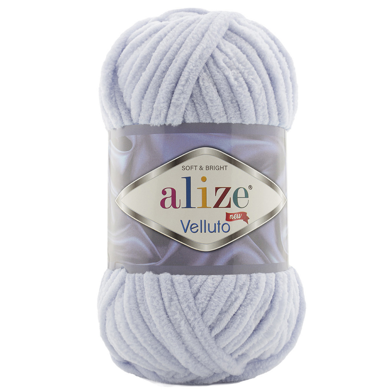 Пряжа Alize Velluto № 416  місячне затемнення