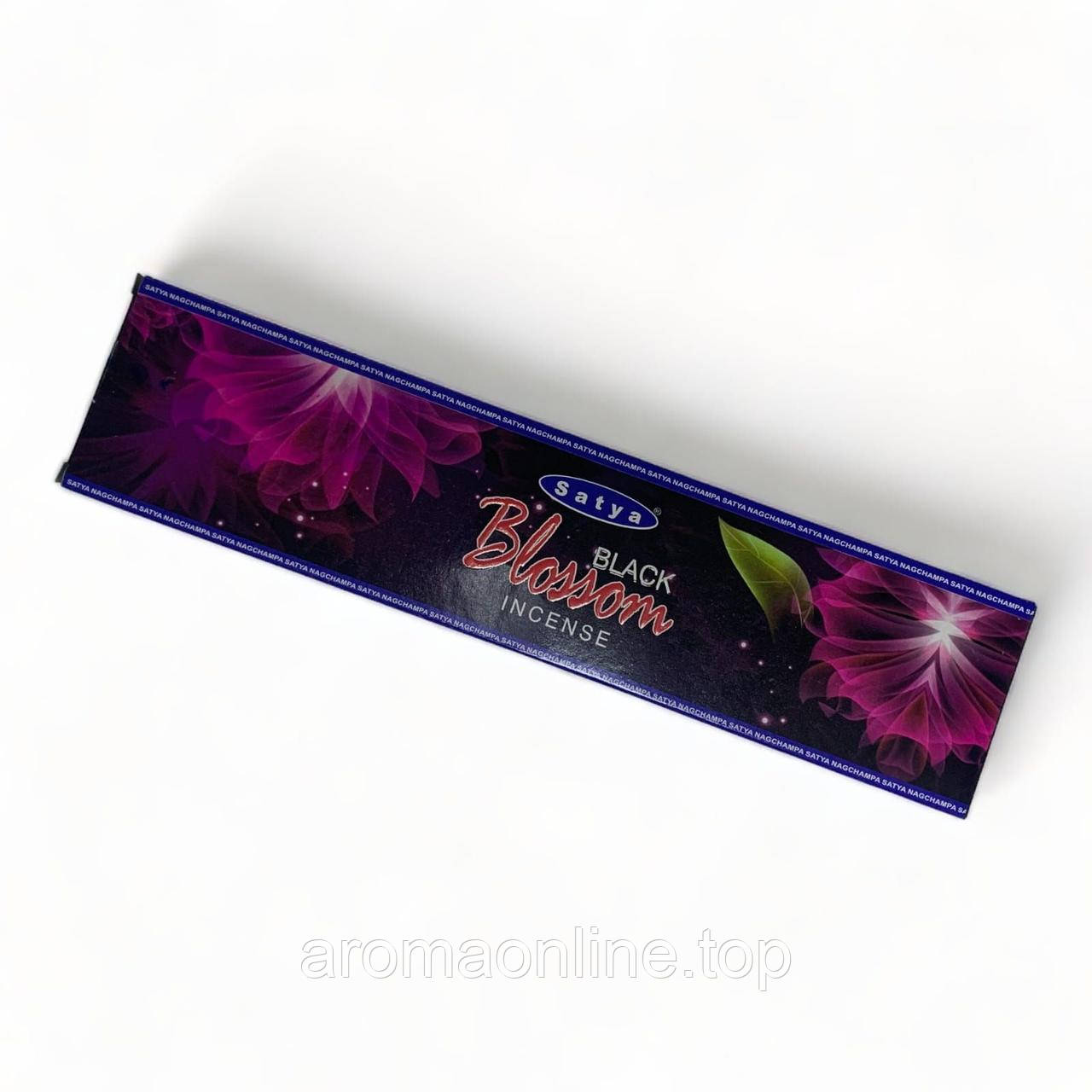 Аромапалочки Black Blossom (Чорні Квіти) (20г.) (Satya), фото 1