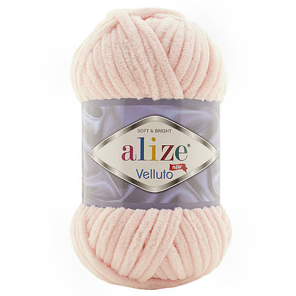 Пряжа Alize Velluto № 340 пудра, фото 1