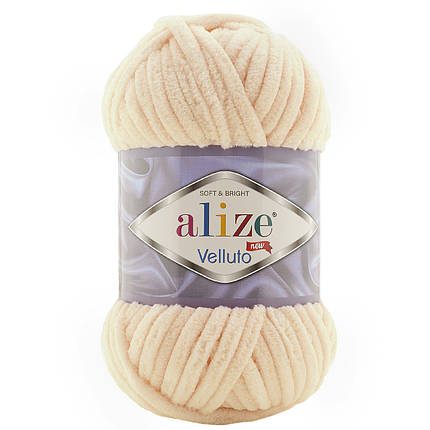 Пряжа Alize Velluto № 310 тілесний, фото 1