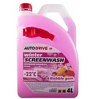 Омыватель стекла Auto Drive Зимний Winter Screenwash Bubble Gum -22°C 4л. (AD0124)