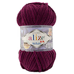 Пряжа Alize Velluto № 111 сливовий