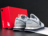 Чоловічі кросівки New Balance 574 Classic замшеві спортивні повсякденні сірі чорні, фото 5