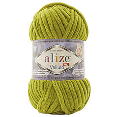 Пряжа Alize Velluto № 11 фісташковий