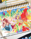 Набір скетч маркери для малювання 40 штук, — Ohuhu 40 Colors Dual Tips Alcohol Art Markers Fine & Chisel, фото 10