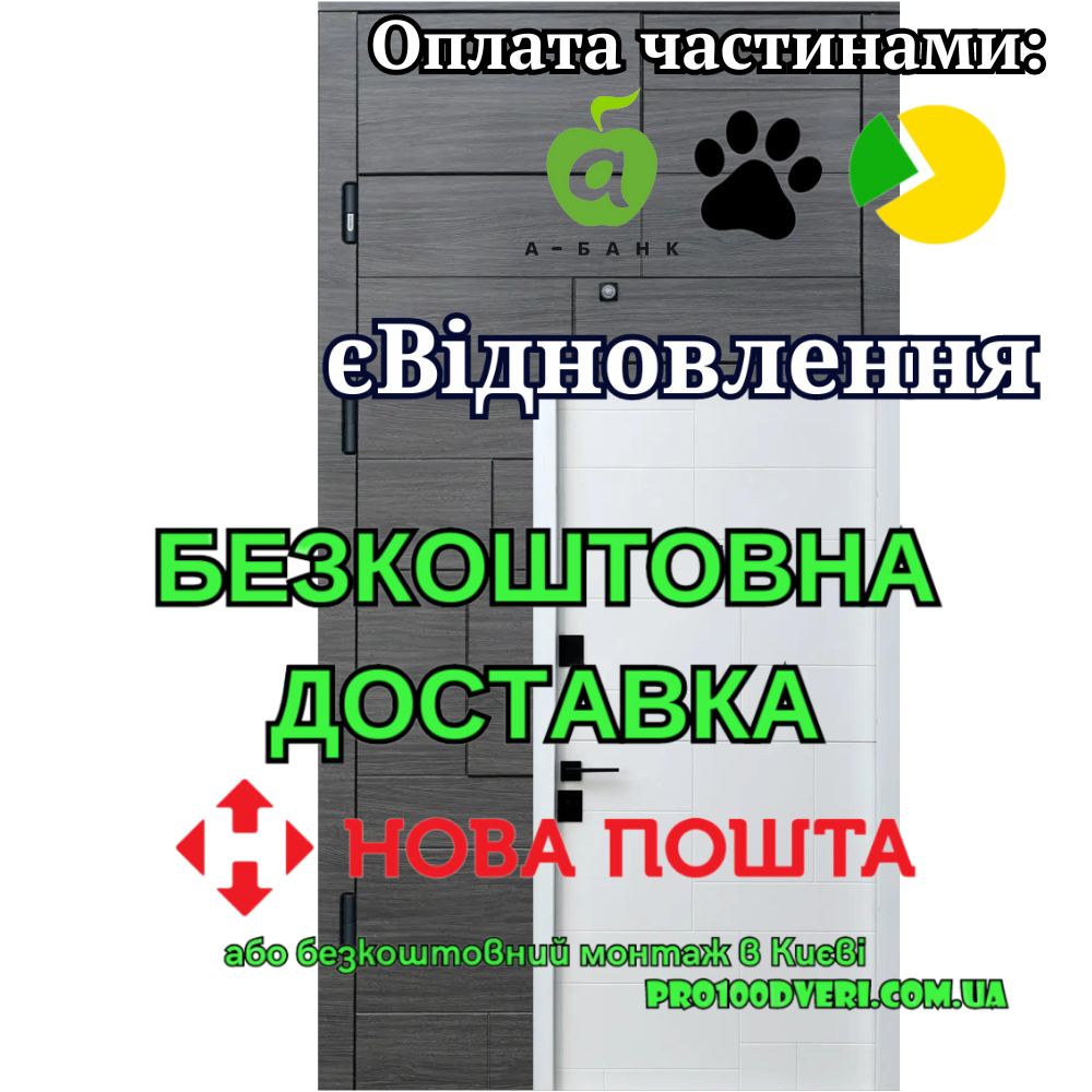 Вхідні двері Піраміс Стандарт STRAJ