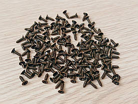 Шурупи маленькі для кріплення. "стара латунь" 2х8мм. Комплект (10шт), фото 3