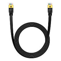 Патч-корд Baseus High Speed CAT7 10Gigabit Ethernet Cable (Flat Cable) 5m B00133207111-04 black