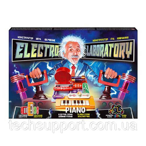 Конструктор электронный Electro Laboratory Пианино, Elab-01-02, Danko Toys - фото 1 - id-p2085956298