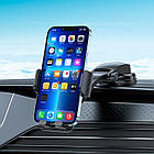 Тримач HOCO Delicate press type center console car holder CA118 чорний, фото 5