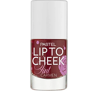 Тинт для губ и щек Pastel Lip To Cheek Tint №01 Carmen 9.6 мл (23378Gu)
