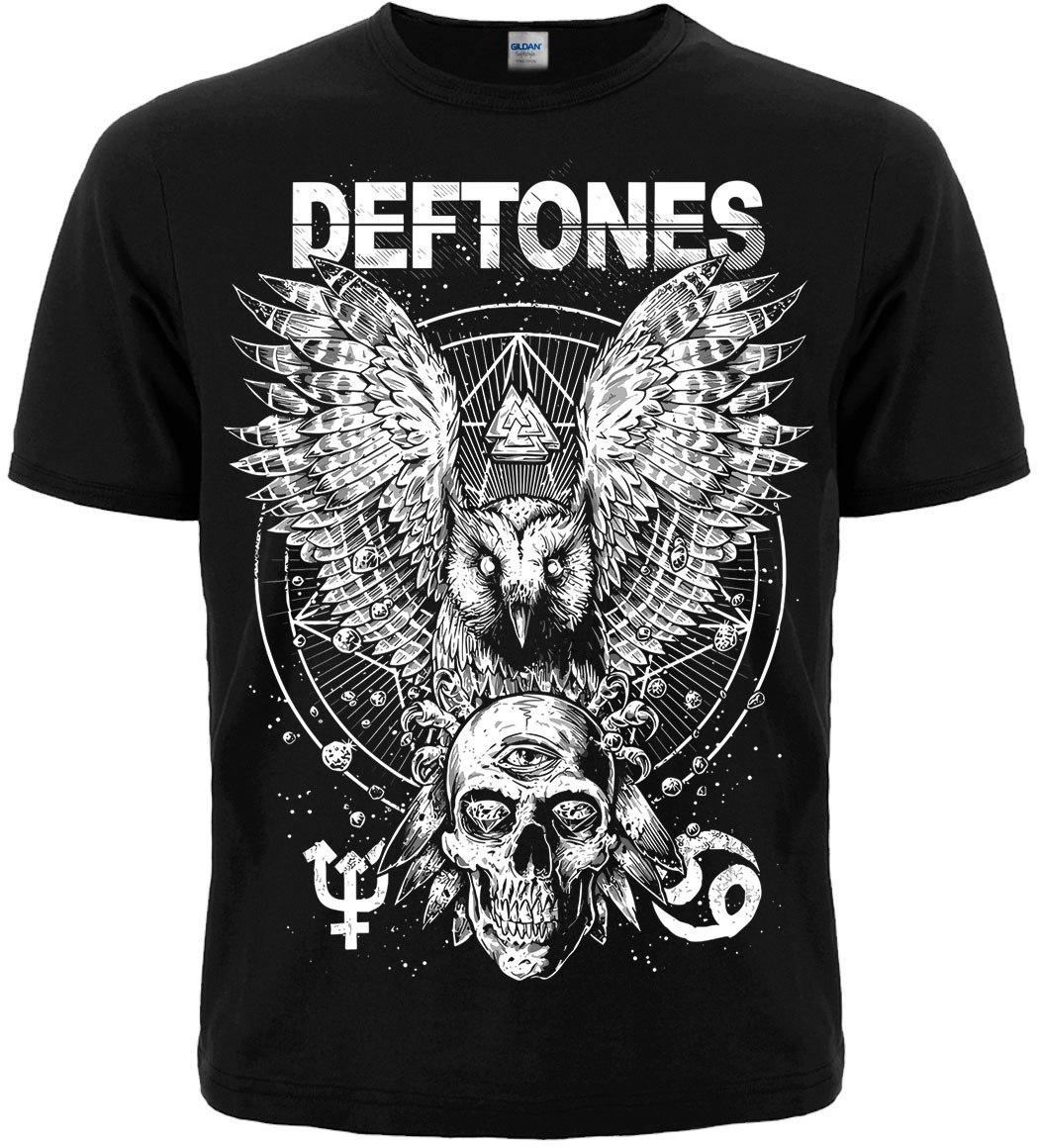 Футболка Deftones (Owl and Skull), Розмір L, фото 1