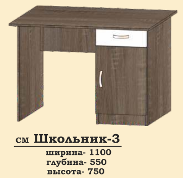 Стіл комп'ютерний Школяр-3 Сучасні Меблі купити в Одесі, Україні.
