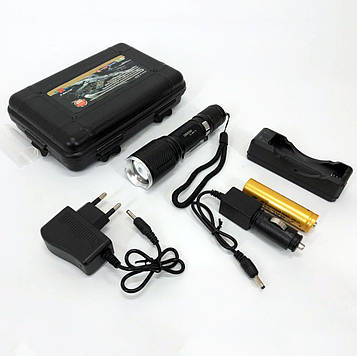 Тактичний ліхтар Bailong BL-1860-T6, ліхтарик police оригінал, потужний кишеньковий ліхтарик