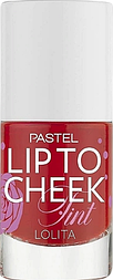 Тінт для губ та щік Pastel Lip To Cheek Tint №02 Lolita 9.6 мл