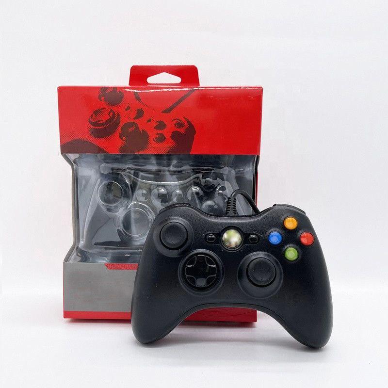 Джойстик XBox X360 дротовий ігровий геймпад, кондиціонер дротовий маніпулятор для Xbox360 ПК PC Чорний SS&V