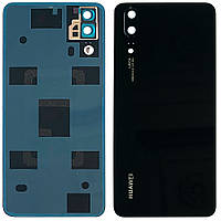 Задняя крышка Huawei P20 EML-L09C EML-L29C AL00 TL00 черная Оригинал со стеклом камеры