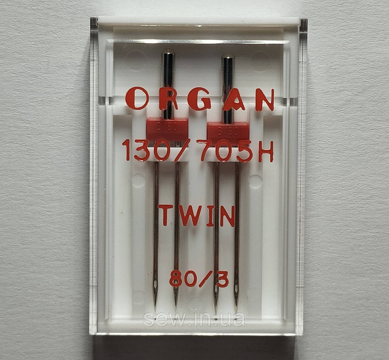 Голки подвійні Organ № 80/3