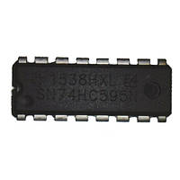 Чип SN74HC595N 10ШТ 74HC595N DIP-16, Cдвиговый регистр 8-битный