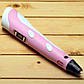 3D ручка Smart 3D Pen 2 c LCD дисплеєм. Колір рожевий, фото 6