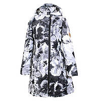 Пальто для дівчинок LUISA Huppa 12430004 чорне з принтом 128