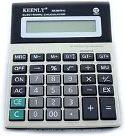 Настільний калькулятор для роботи бухгалтерам та касирам KK 8875-12 З подвійною функцією пам'яті