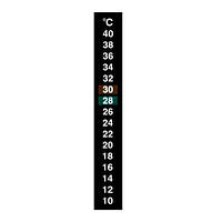 Термометр наклейка для аквариума 10-40C 13см, аквариумный градусник