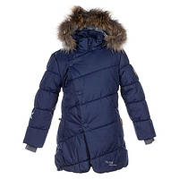 Зимова термокуртка для дівчаток ROSA 1 Huppa 17910130 синя 152